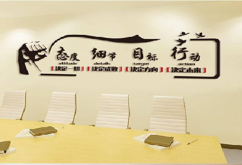 宁陕企业文化墙主要展示什么？