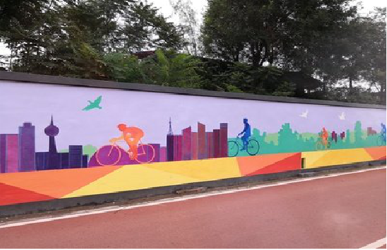 宁陕墙体彩绘-围墙