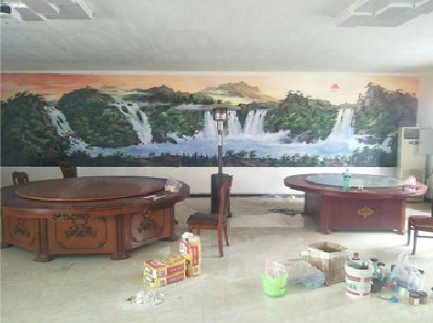 宁陕墙绘-写实风景