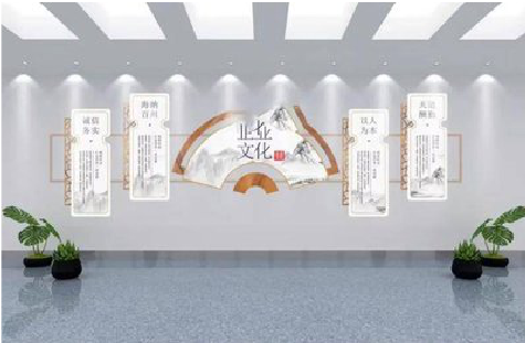 宁陕企业文化墙设计的核心要素。