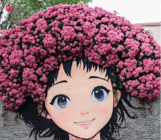 宁陕墙体彩绘-网红墙打卡