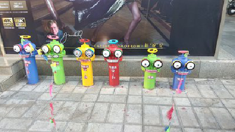 宁陕商业区彩绘