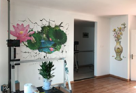 宁陕墙体彩绘相比墙纸的优势。