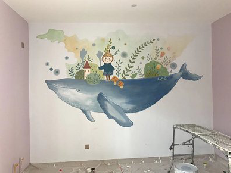 宁陕手绘墙的特点及优势。